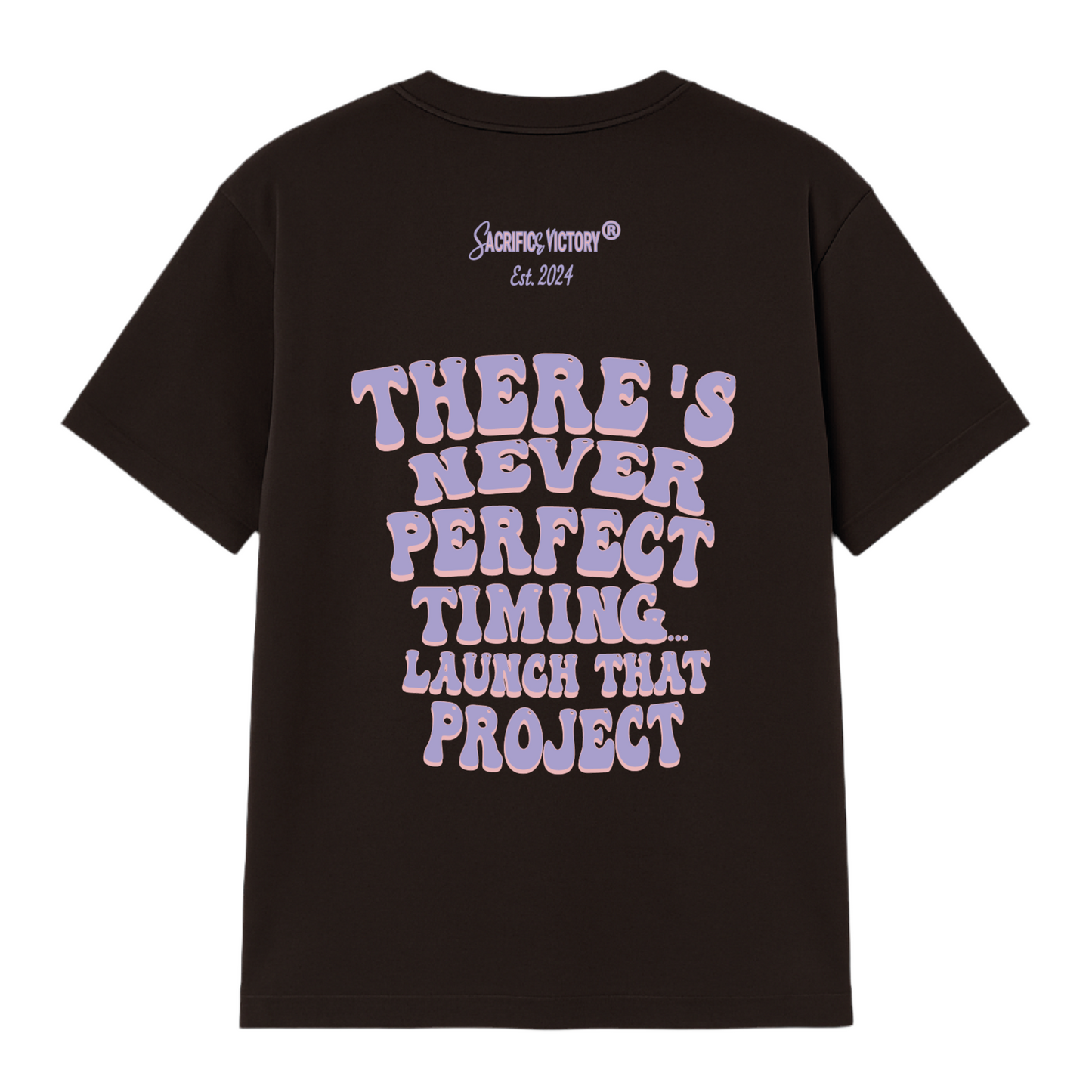 Launch Now Tee Brown