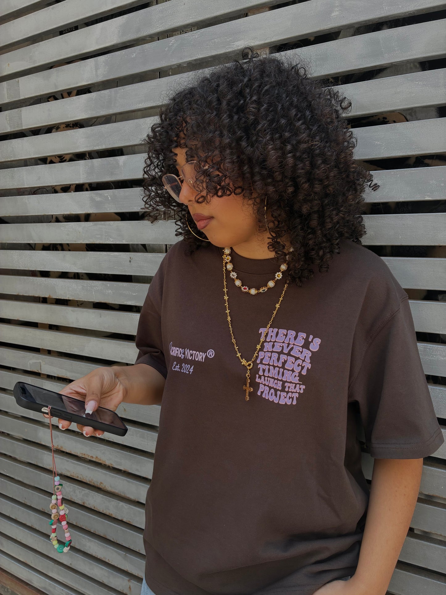 Launch Now Tee Brown